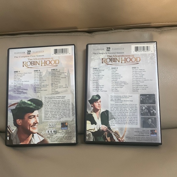 The Adventures of Robin Hood Complete Season  1 & 2 on DVD 1955 - Picture 2 of 3